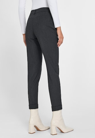 Basler Regular Pleated Pants in Grey