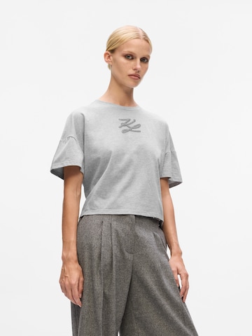 Karl Lagerfeld Shirt in Grey: front