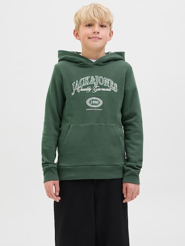 Jack & Jones Junior Sweatshirt 'JJARI' in Groen: voorkant