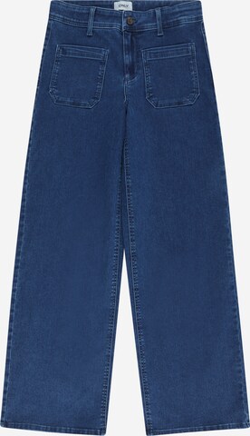 Wide leg Jeans 'SYLVIE' di KIDS ONLY in blu: frontale