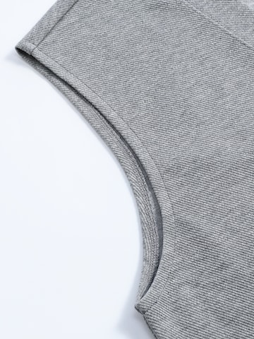 ALLTHEMEN Strickjacke 'Schräglicht'‌‌‌‌‌ in Grau