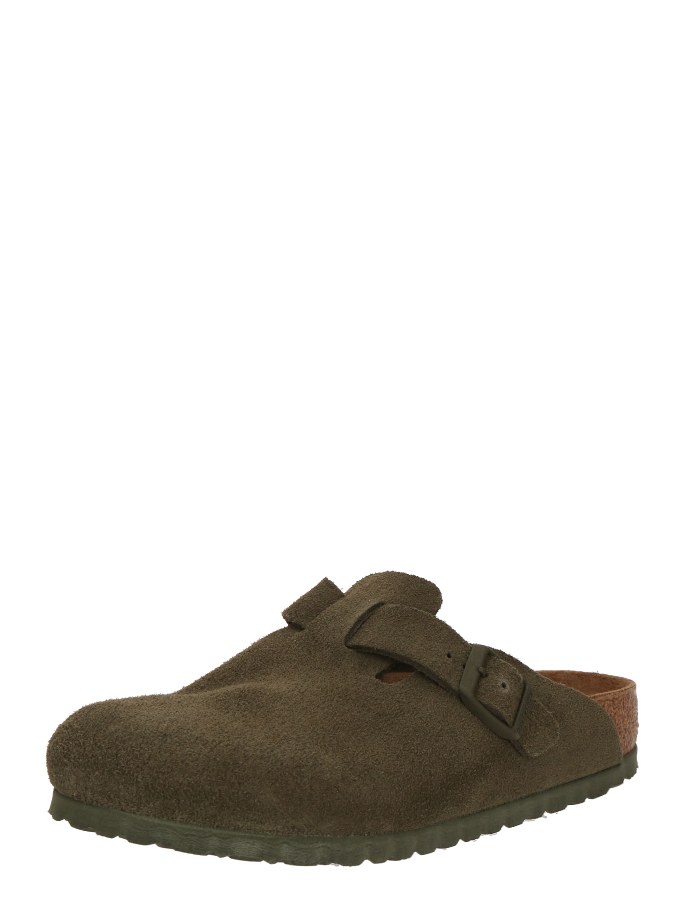 BIRKENSTOCK - Zuecos 'Boston' en verde: frente