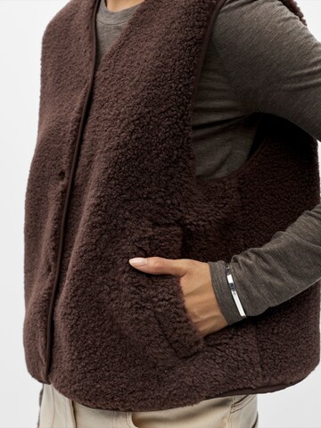 Gilet 'OBJELLA' OBJECT en marron