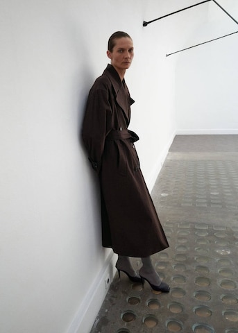 MANGO Between-Seasons Coat 'Graz' in Brown