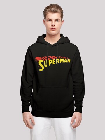 Felpa 'DC Comics Superman Telescopic' di F4NT4STIC in nero: frontale
