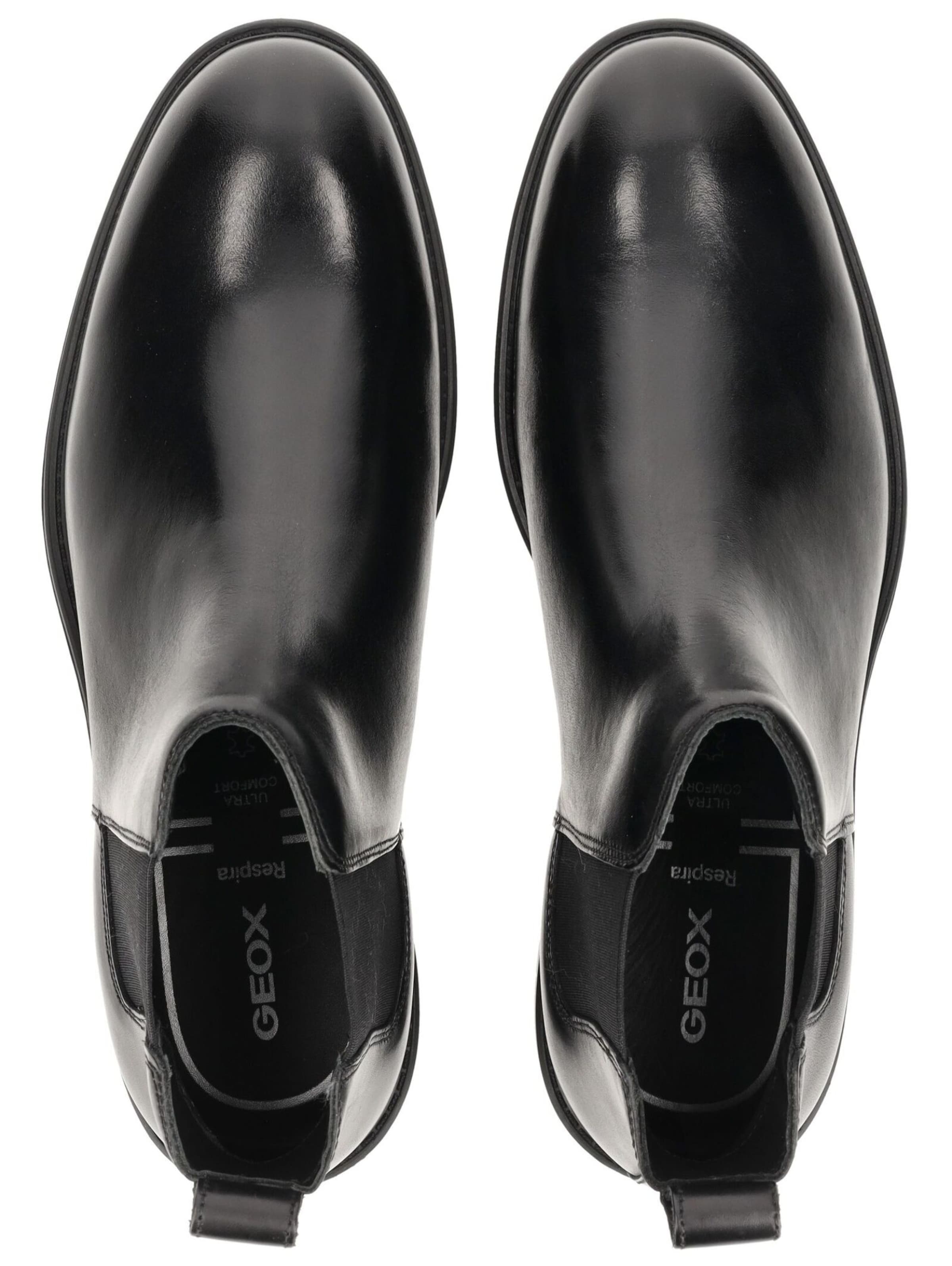 Chelsea Boots GEOX en noir : au dessus