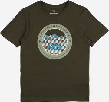 Jack & Jones Junior T-Shirt 'Bilo' in Grün: predná strana