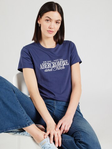 Abercrombie & Fitch Tričko - Modrá: predná strana
