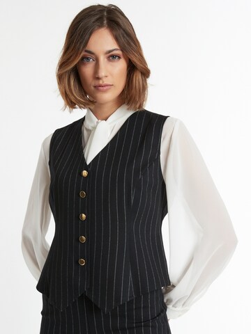 Ana Alcazar Vest 'Somina' in Black: front