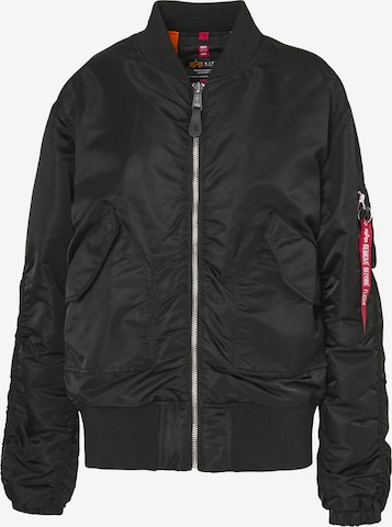 ALPHA INDUSTRIES Övergångsjacka 'CWU MA-1' i svart: framsida