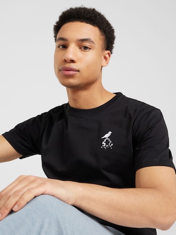 T-Shirt 'Gull Watcher' Cleptomanicx en noir