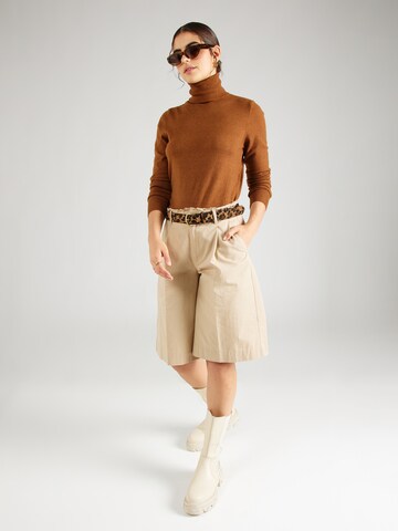 VILA Sweater 'VIKerry' in Brown