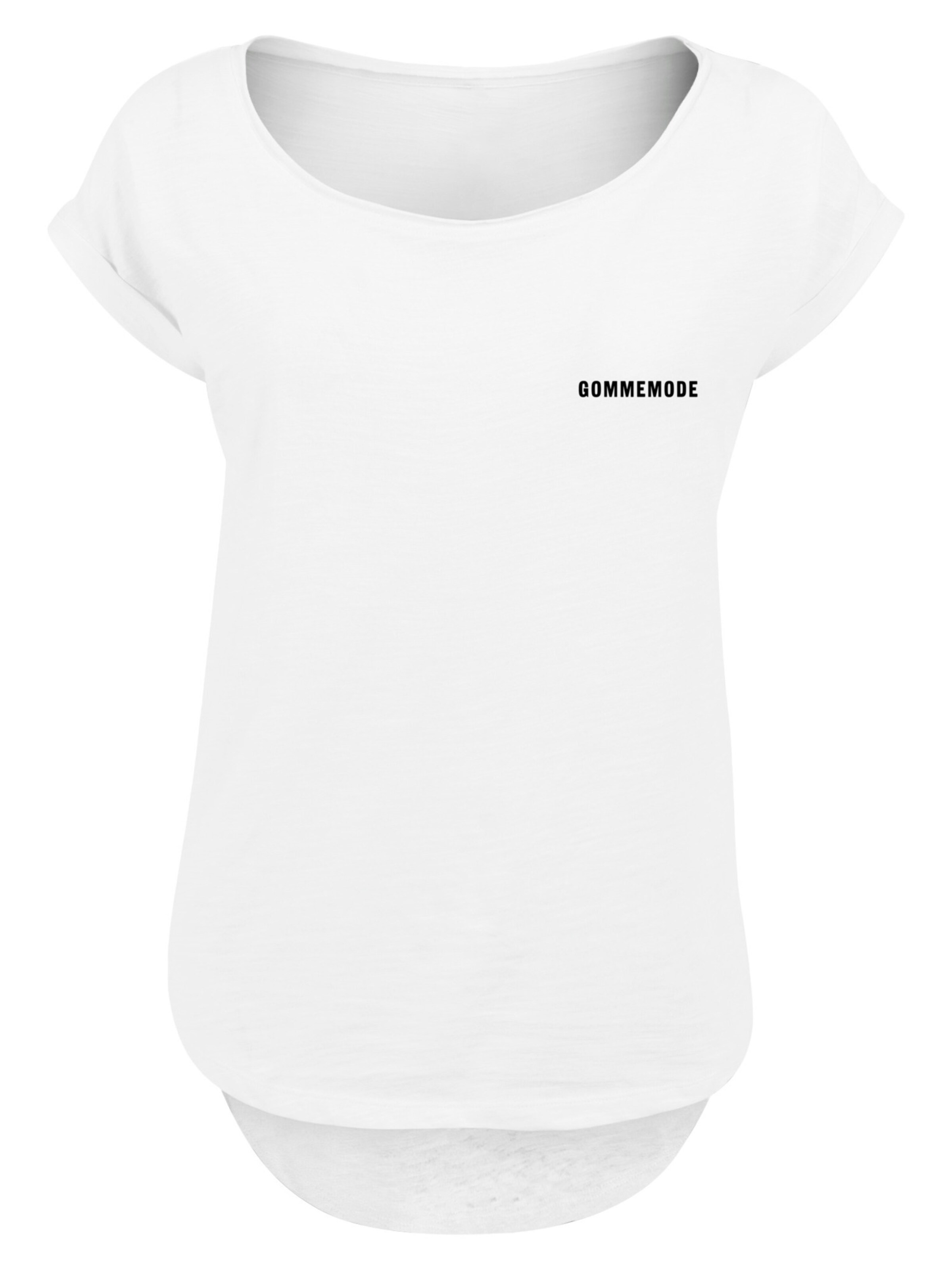 F4NT4STIC Shirt in de kleur Zwart / Wit, Productweergave