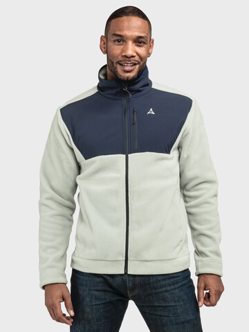 Schöffel Athletic fleece jacket ' Gregale' in Green: front