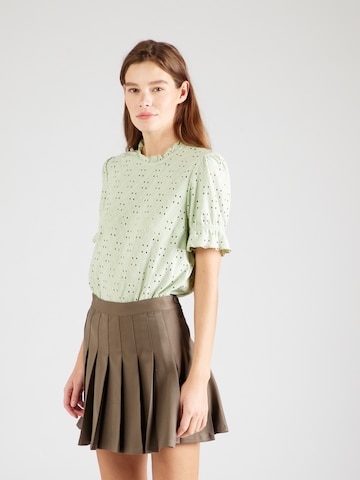 VILA Blouse 'KAWA' in Groen: voorkant