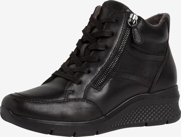 TAMARIS High-Top Sneakers in Black: front