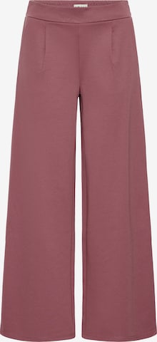 ICHI Zvonové kalhoty Kalhoty – pink: přední strana