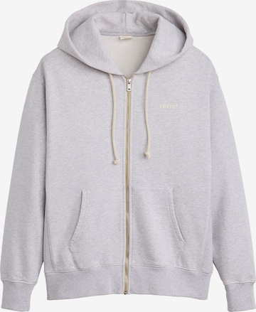 LEVI'S ® Sweat jacket 'AUTHENTIC' in Grey: front