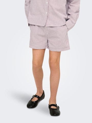 ONLY GIRLS - regular Pantalón 'KOGSMilla' en rosa: frente