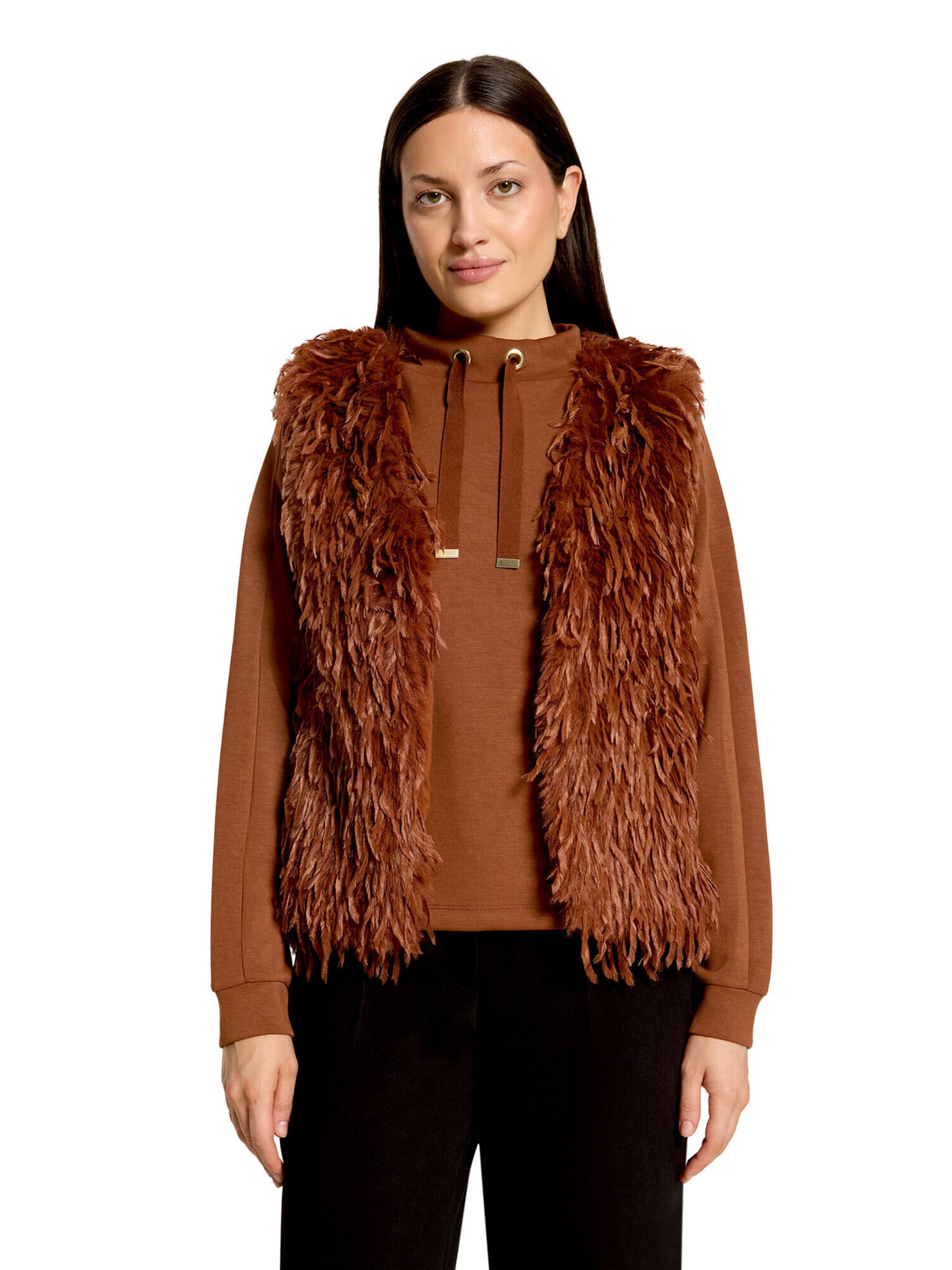 Gilet di Betty & Co in marrone: frontale