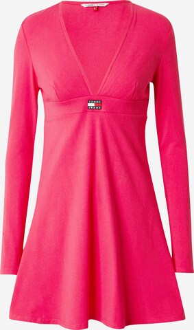 Tommy Jeans - Vestido em rosa: frente