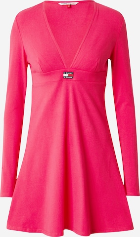 Tommy Jeans - Vestido en rosa: frente