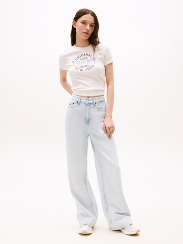Tommy Jeans Μπλουζάκι 'New York' σε λευκό