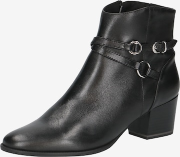 CAPRICE Ankle Boots in Black: front