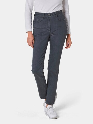 Goldner Slimfit Jeans in Grijs: voorkant