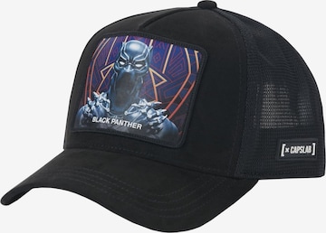 Capslab Cap 'Marvel Black Panther' in Schwarz: Vorderseite