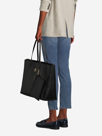 TOMMY HILFIGER Shopper in Schwarz