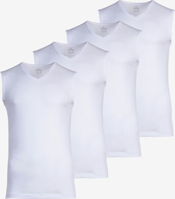 Maglietta intima di Ragman in bianco: frontale