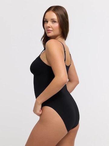 Body modellante 'Cami Sculpting Bodysuit with Slip' di cfab in nero
