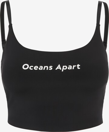 OCEANSAPART Sports top 'Beauty' in Black: front