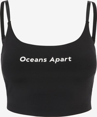 OCEANSAPART Спортен топ 'Beauty' в черно / бяло, Преглед на продукта