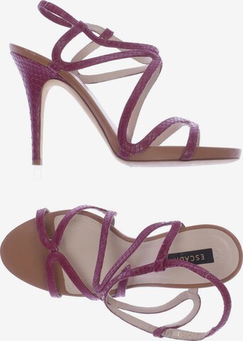 ESCADA Sandalen 39 in Pink: predná strana