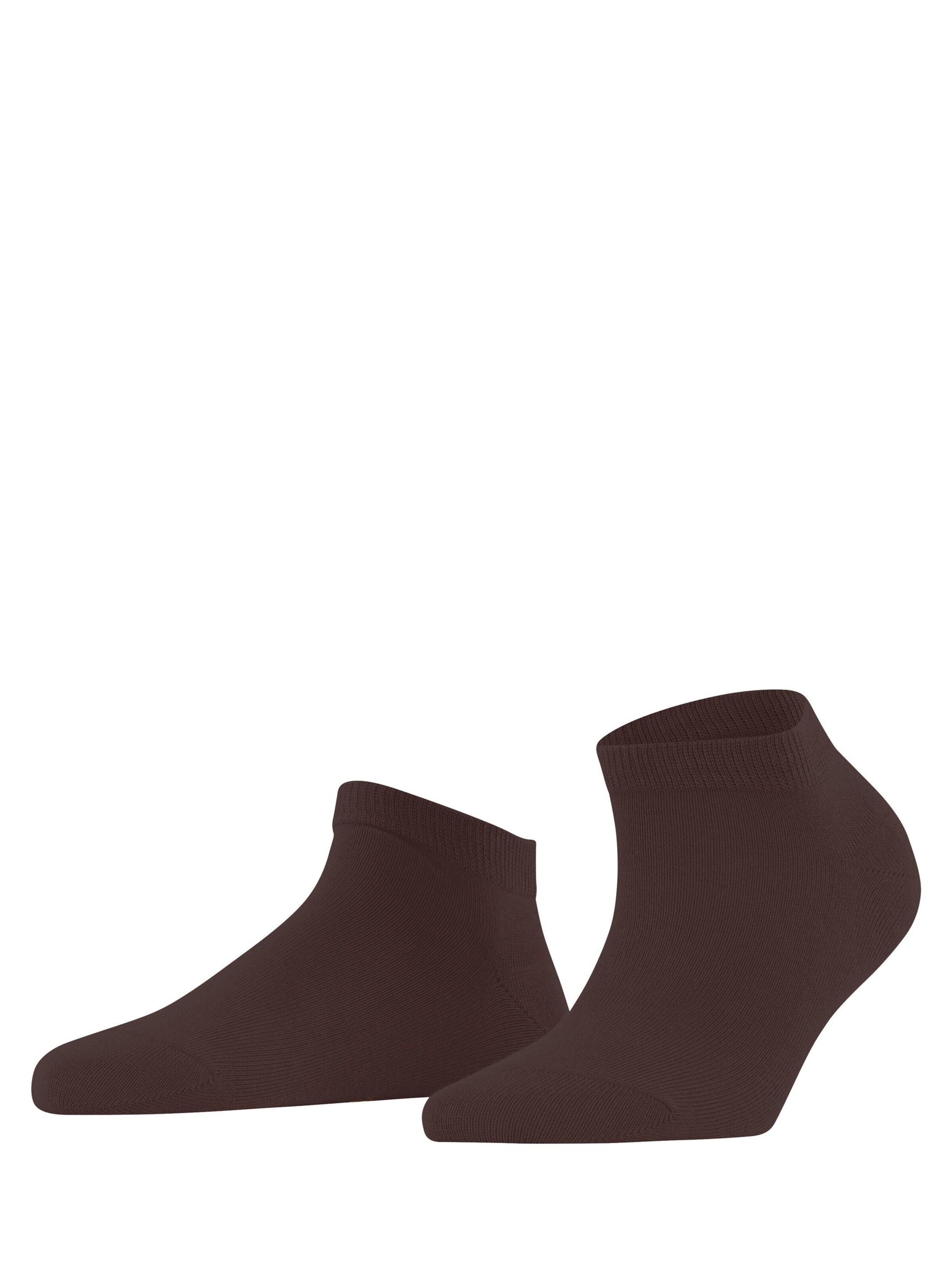 FALKE Ankle Socks 'Family' in Brown: front