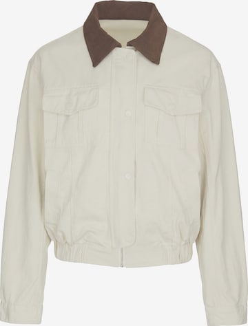 MYMO Between-season jacket in White: front