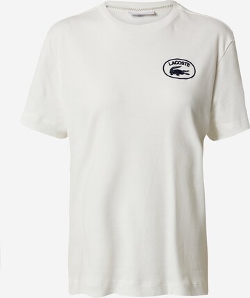 LACOSTE Shirt in White: front