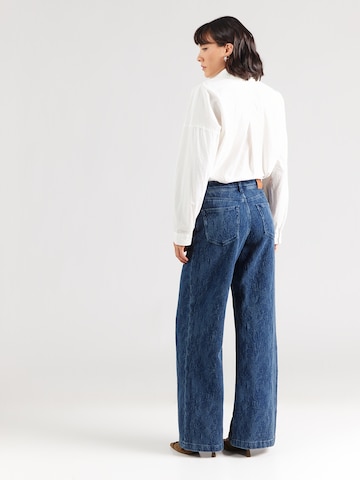 MOS MOSH Широки крачоли Дънки 'MMDara' в синьо