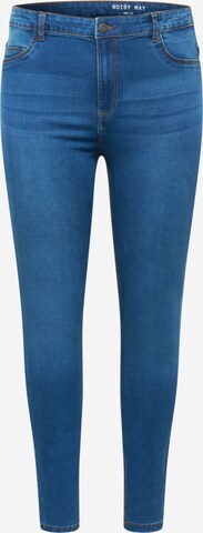 Skinny Jean 'Callie' Noisy May Curve en bleu : devant