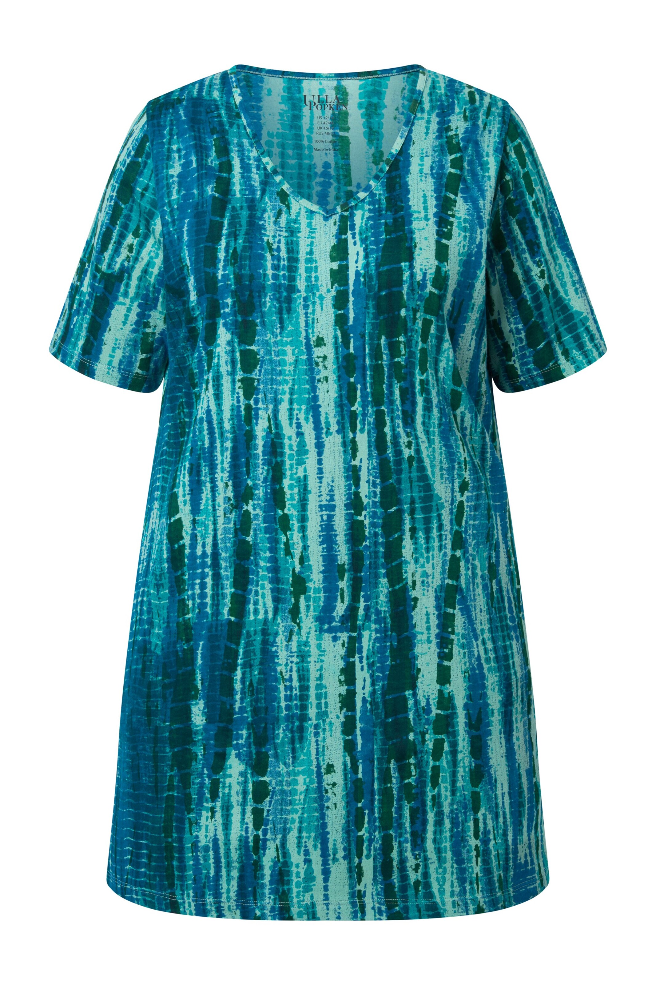 Ulla Popken Longshirt in Blau: Vorderseite