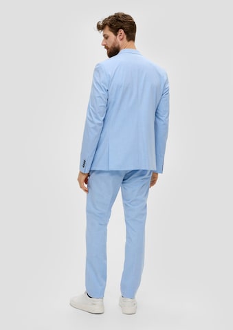 s.Oliver BLACK LABEL Slim fit Suit Jacket 'Pure' in Blue: back