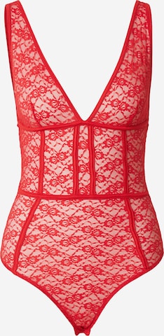 ABOUT YOU Bodi 'Leslie' | rdeča barva: sprednja stran
