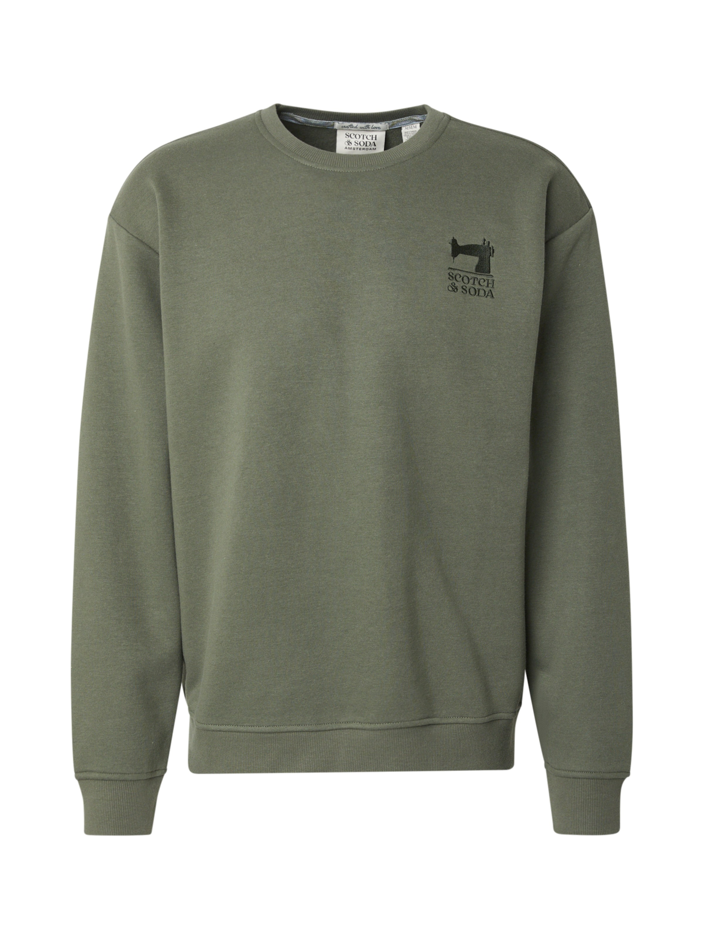 Sweat-shirt SCOTCH & SODA en vert : devant