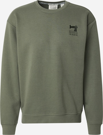 Bluză de molton de la SCOTCH & SODA pe verde: față