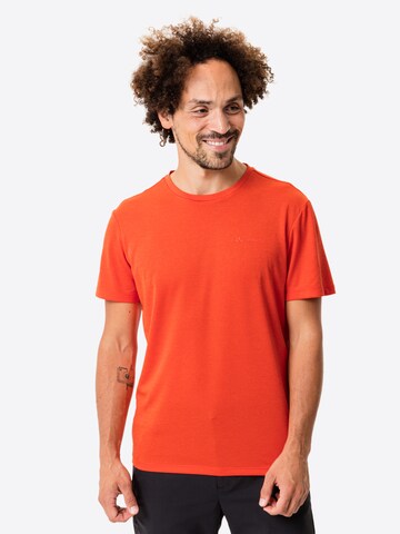 VAUDE Functioneel shirt in Rood: voorkant