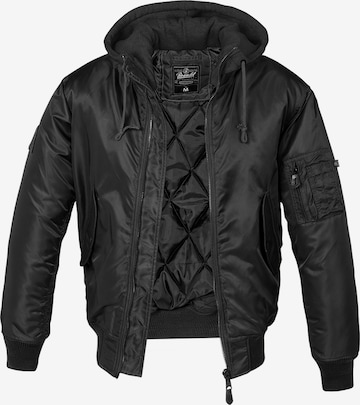 Brandit Winter jacket in Black: front