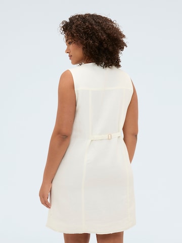 Robe-chemise Fiorella Rubino en blanc