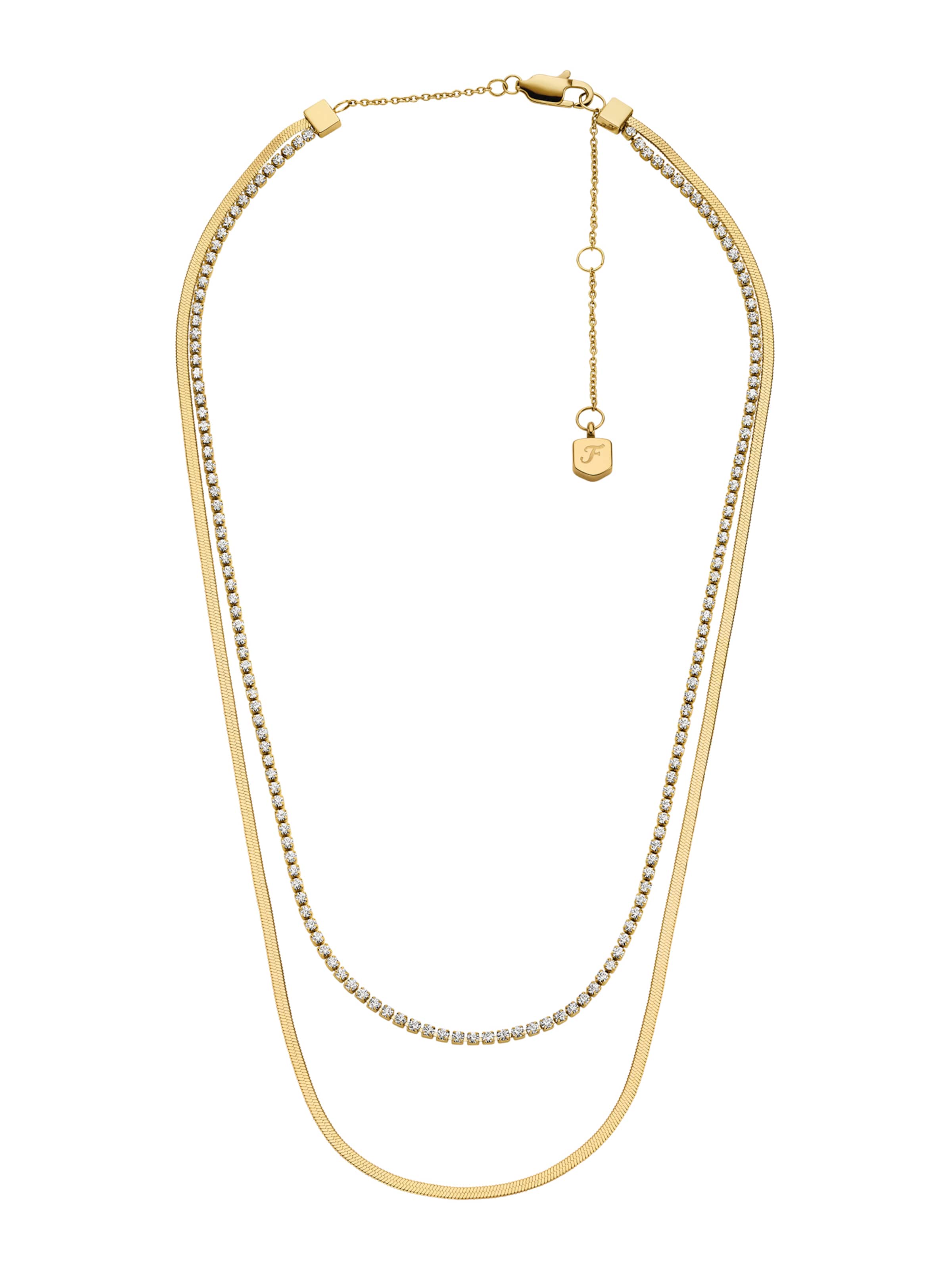 FOSSILLančić 'Ellis' - zlatna boja: prednji dio